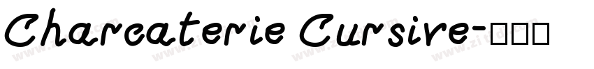 Charcaterie Cursive字体转换